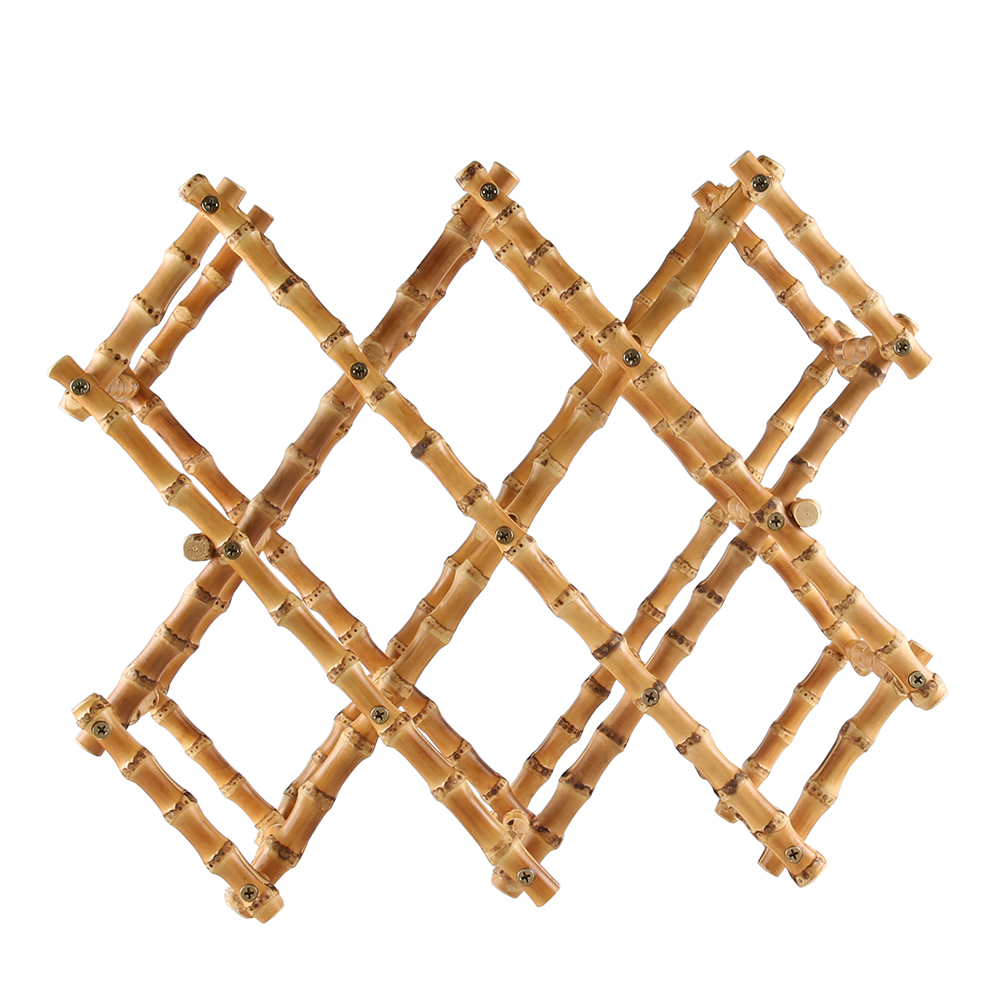 Tempat Rak Pajangan Anggur Akar Bambu 