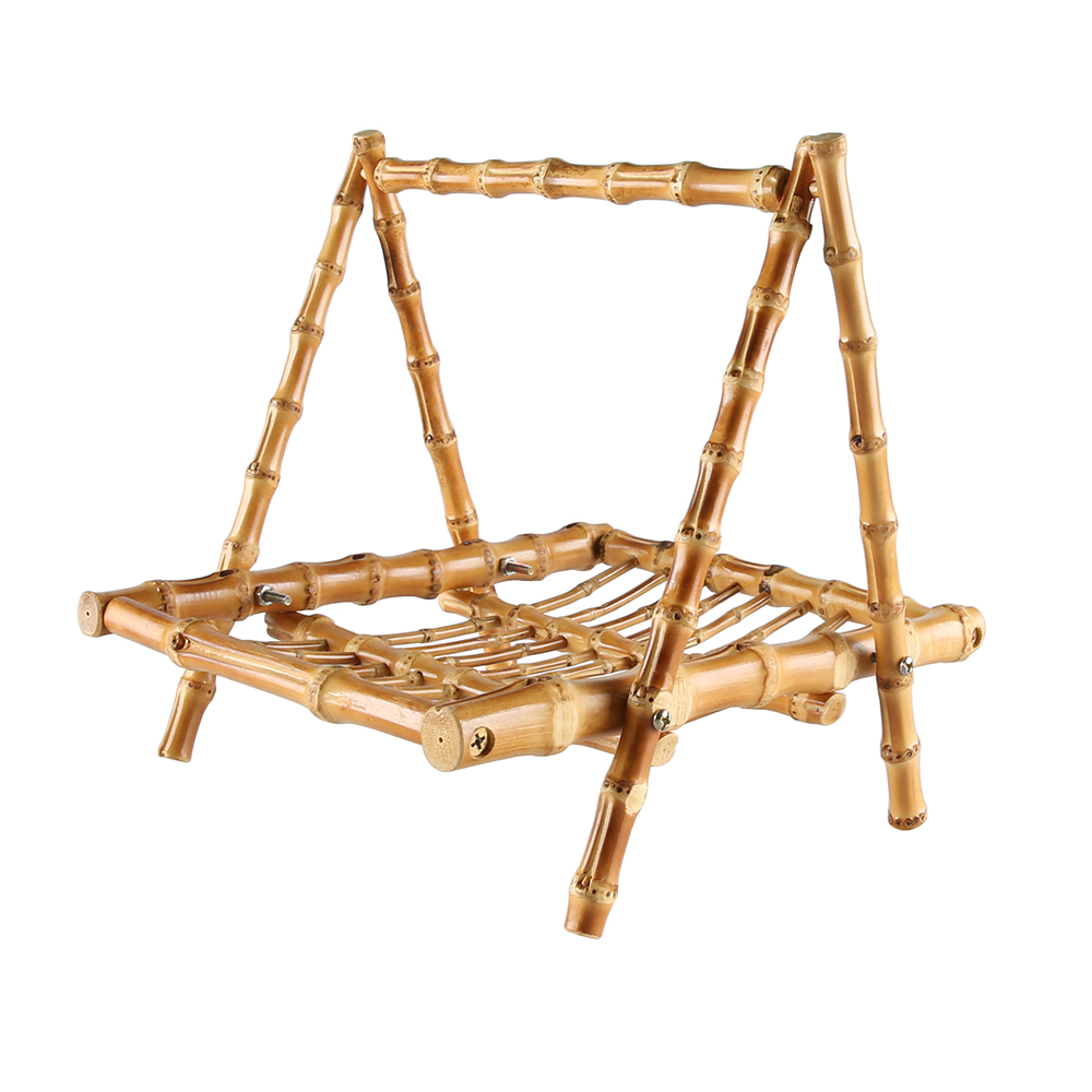 KD Abnehmbares Bambuswurzel-Snacktablett, Obstkorb