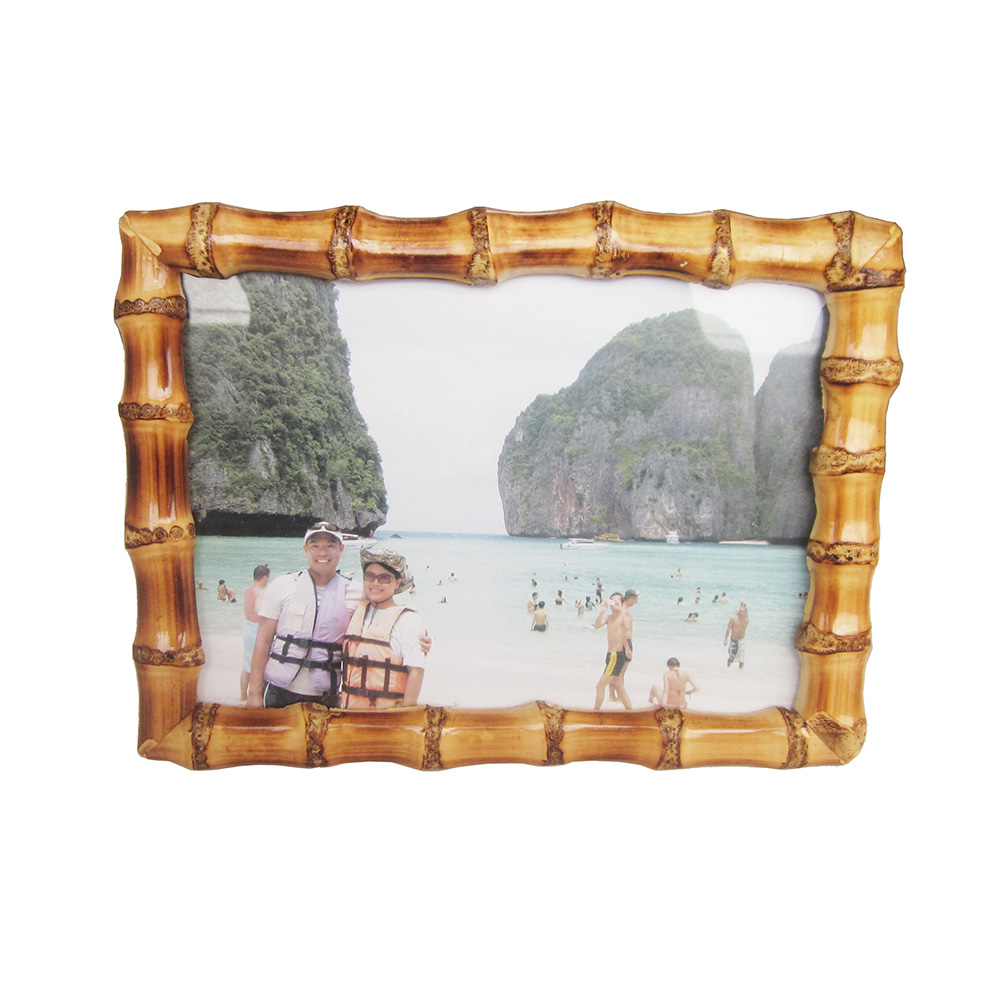 Bingkai Foto Akar Bambu