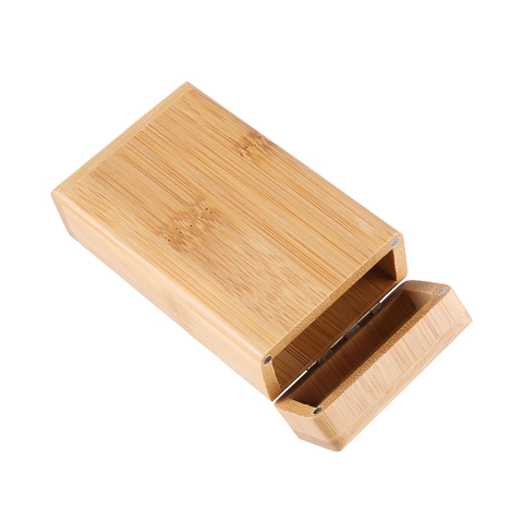 Kotak Kotak Rokok Kayu Bambu Alami