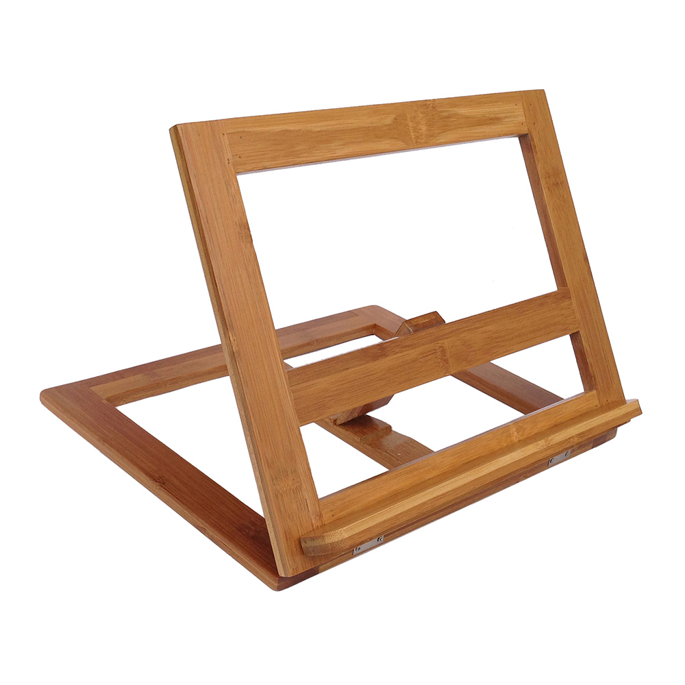 Tempat Istirahat Membaca Stand Buku Bambu 