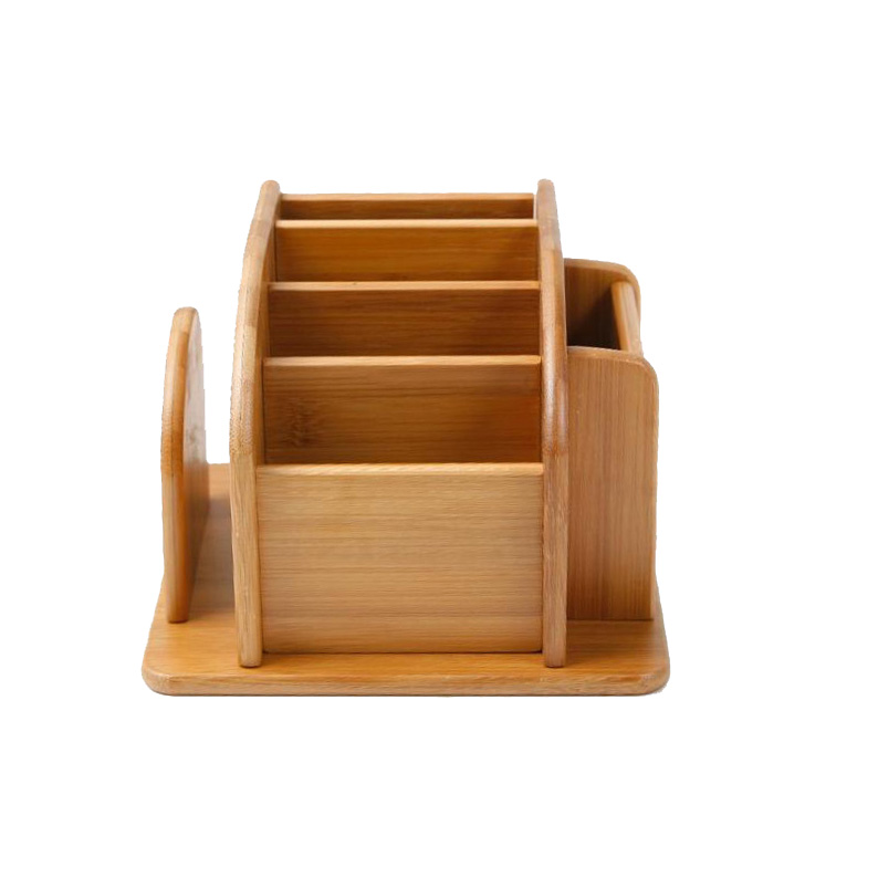 Penyelenggara Desktop Kayu Bambu